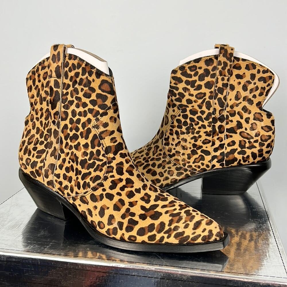 Sigerson Morrison Tacy leopard print heeled ankle boot